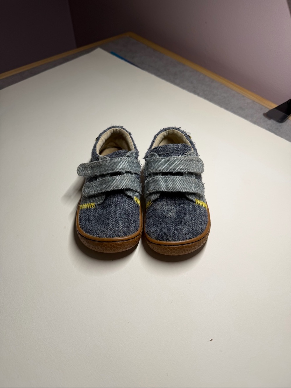 Livie and Luca Boys Hayes Dusty Blue Sneakers -Size 8 Toddler